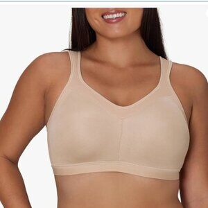 44DD, NWT Playtex 18 Hour Smoothing Cool Comfort Wireless Bra 4159, Beige